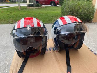 2 helmets