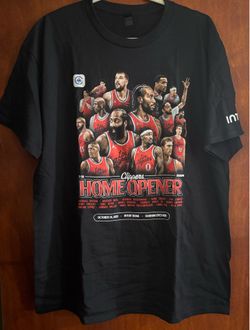 Los Angeles Clippers T Shirt Mens XL Black 10/24/2025 Home Opener LA