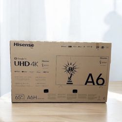 HD117 65” Hisense smart 4k led Uhd tv