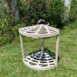 Corner Long Handled Tool Organizer for Garage or Shed  19” x 26 1/4”H