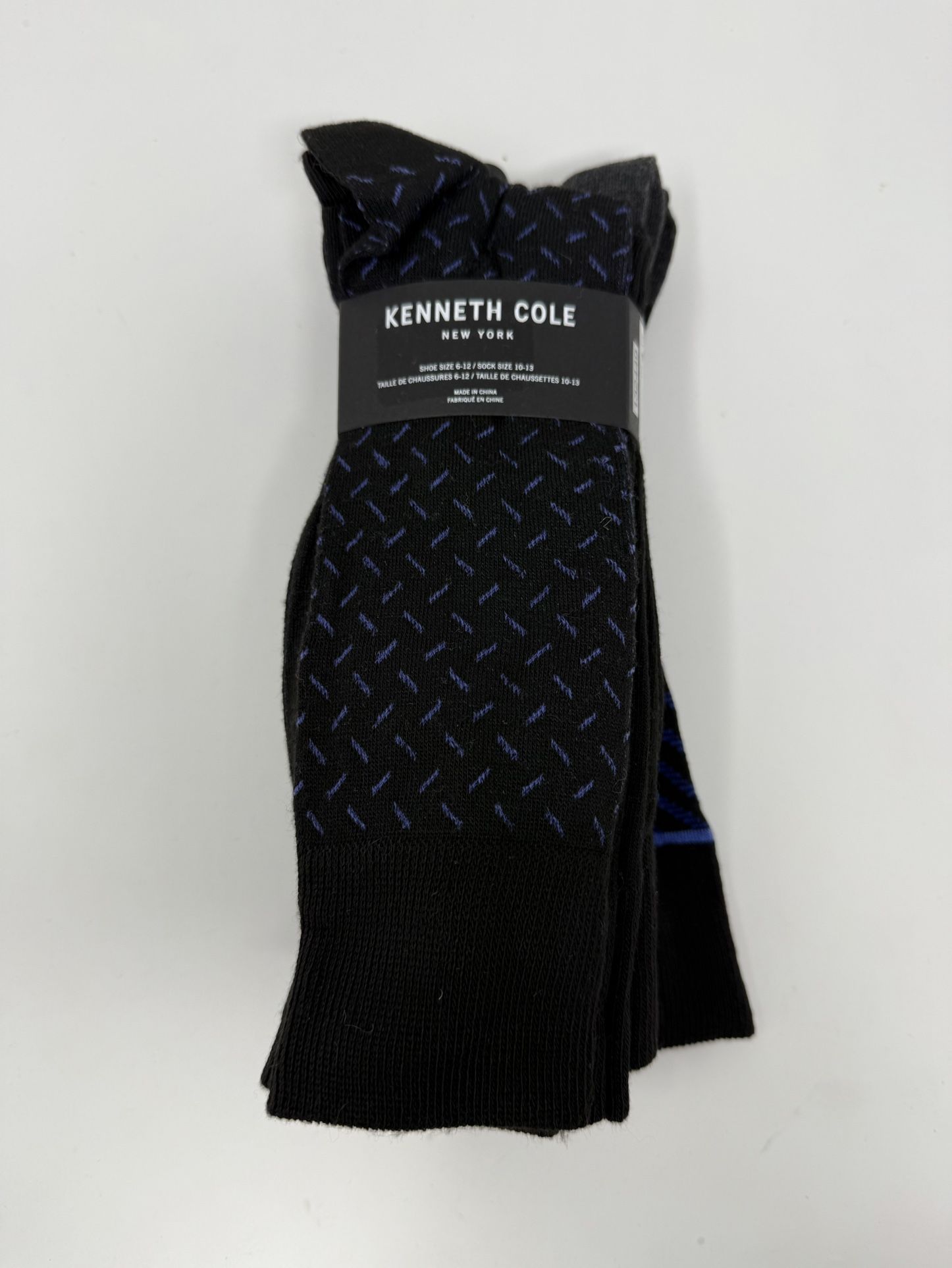 Kenneth Cole Men’s Dress Socks  6-Pack