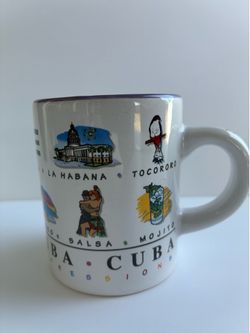 Small Cuba tourist espresso mug