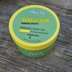 New, Garnier Fructis Style Surfer Hair Power Putty Texture and Strong Hold 3.4 Ounce.

