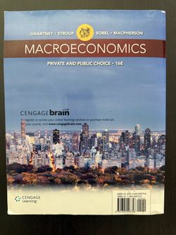 Macroeconomics book for college