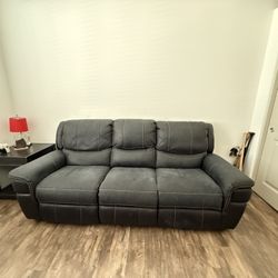 3-Seater Suede Sofa Excellent Condition!