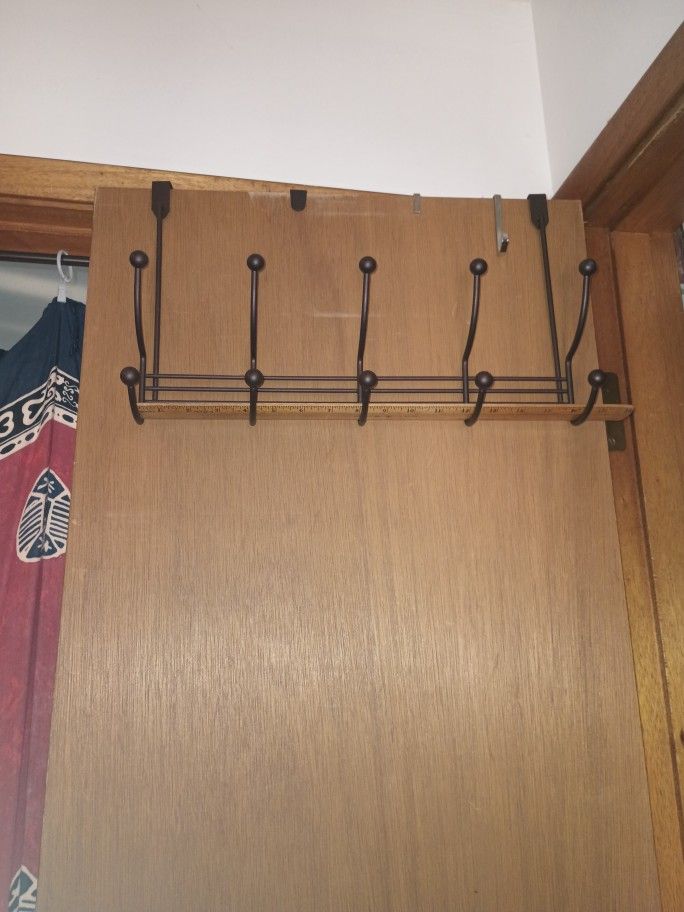 Over The Door Hanger 5 Double Hooks