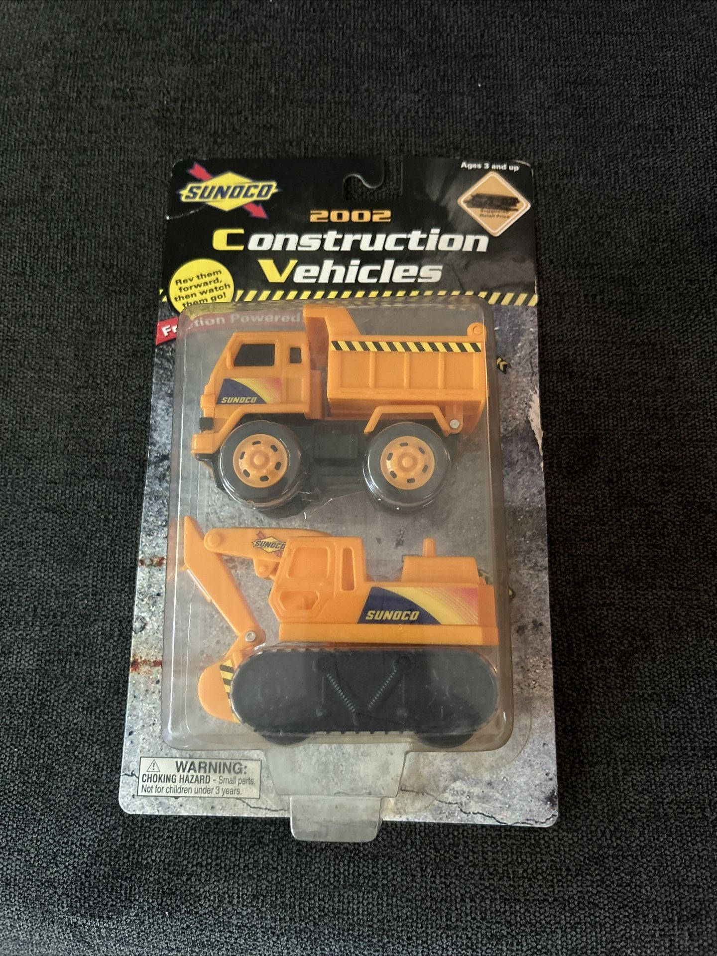 2002 Sunoco Construction Vehicles Friction-Powered Excavator & Dump Truck