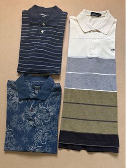 Size M, Men short Sleeve polo shirt ,$5.00 each