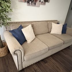 Beige couch