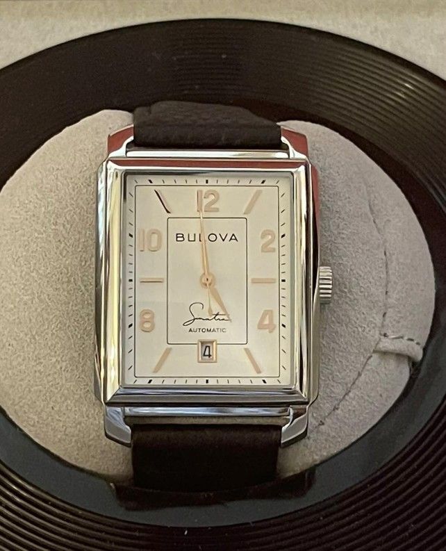 Bulova 96B379 Men's Frank Sinatra Young At Heart Rare Watch NIB