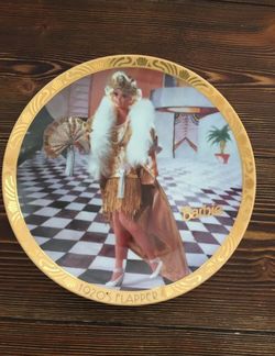 Flapper Barbie Plate