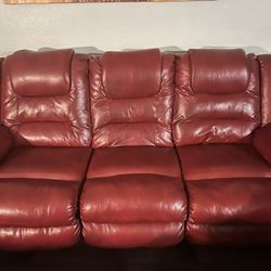 Red recliner Couches 