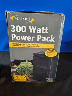 300 Watt Power Pack with Sensor and Weather Shield for Low Voltage