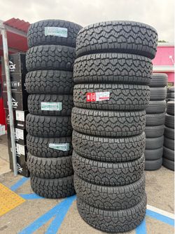 🚨‼️vendo set de llantas Lt 285 70 17 GT allterain tires