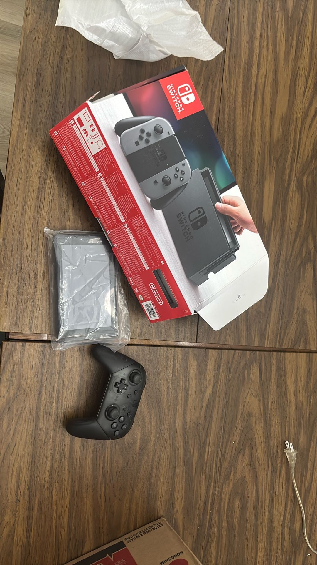 Nintendo Switch Console And Pro Controller