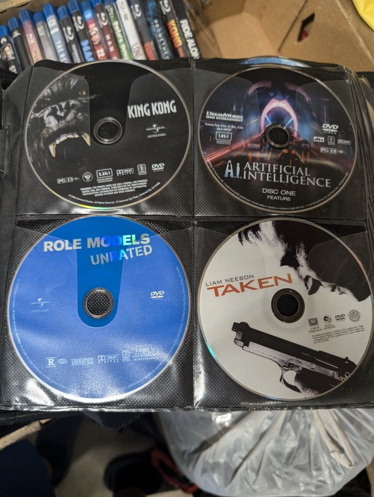 Over 250 DVD movies, 50c each