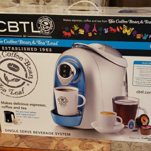 CBTL Single Serve Expresso, Coffee and Tea Maker With Frother