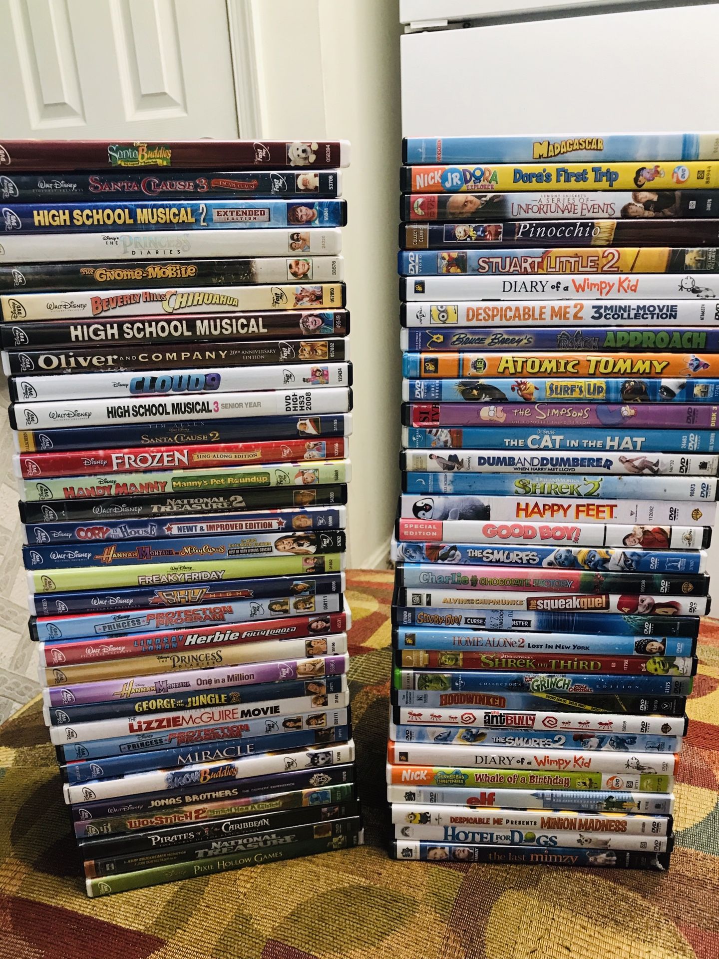 Lots of DVDs