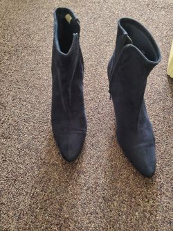 Impo Suede Navy And Gray Booties Will Sell Separately 