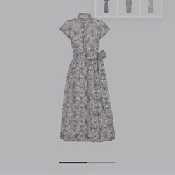 Butterfly Muslin Authentic Dior dress