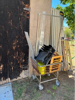 Laundry push cart/ rack
