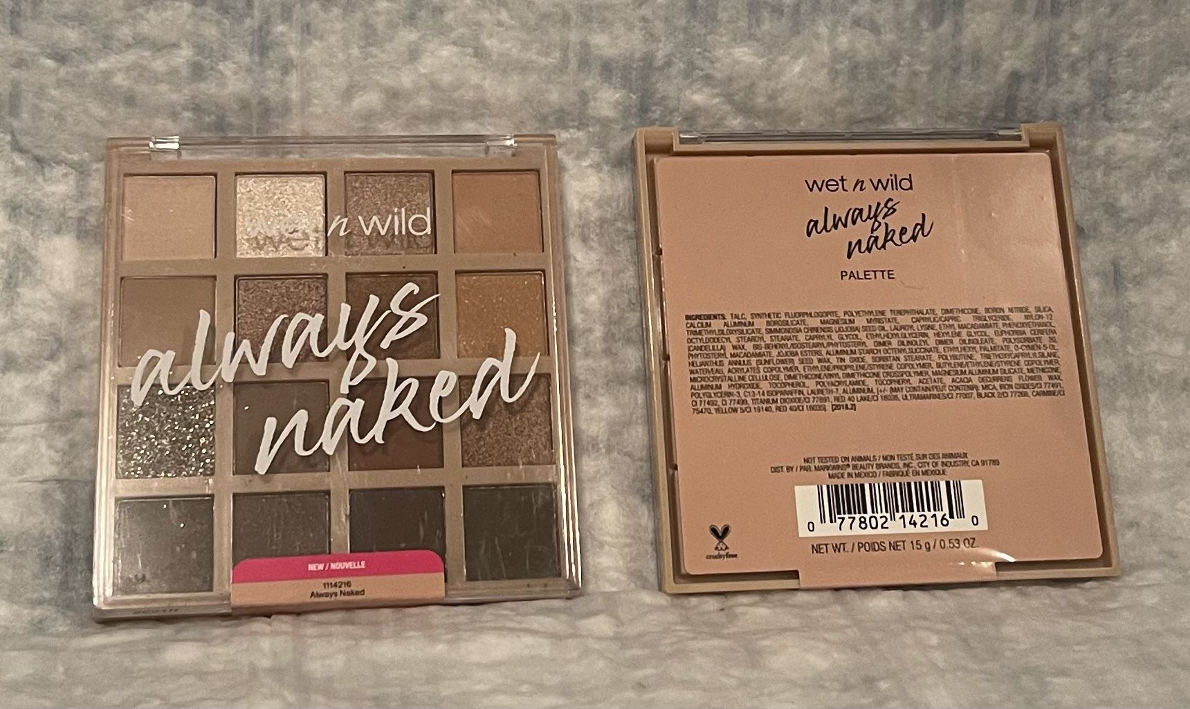 wet & wild always naked palette