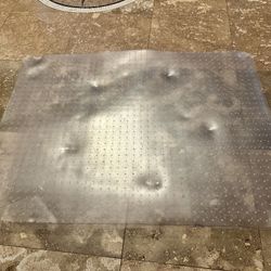 Desk Chair Mat For Carpet, 36'' X 48'' Rectangle Transparent Mat