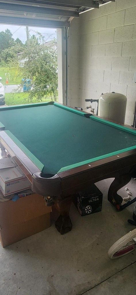 7 Ft Slate Pool Table Real 3 Piece Slate Complete Set