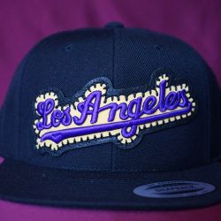 SnapBack Cap With Leather Embroidered 3D Patch