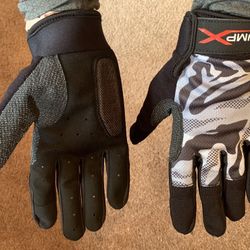 Pump X Camo Workout Gloves Full Finger Gym Gloves Weight Lifting Unisex Grey