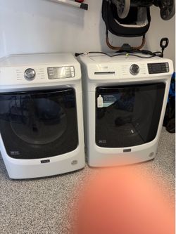 Maytag Front Loading Washer & Electric Dryer