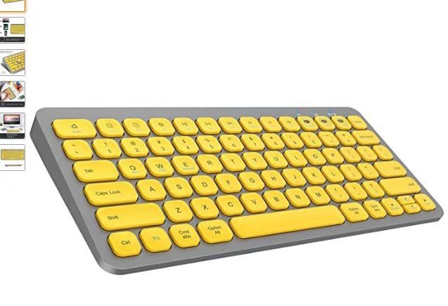 New Bluetooth Keyboard, Multi-Device Wireless Keyboard