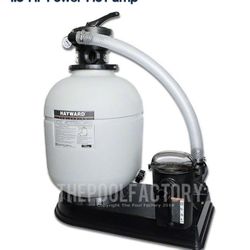 For Sale 18” Pool Sand Filter And Pump