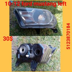 2010,2011,2012 Ford Mustang Left Headlight 