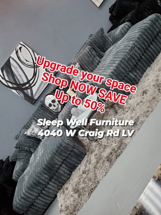✨️ 12ft Double Chaise Sectional Sofa ✨️ Furniture Queen Bedrooms Avail