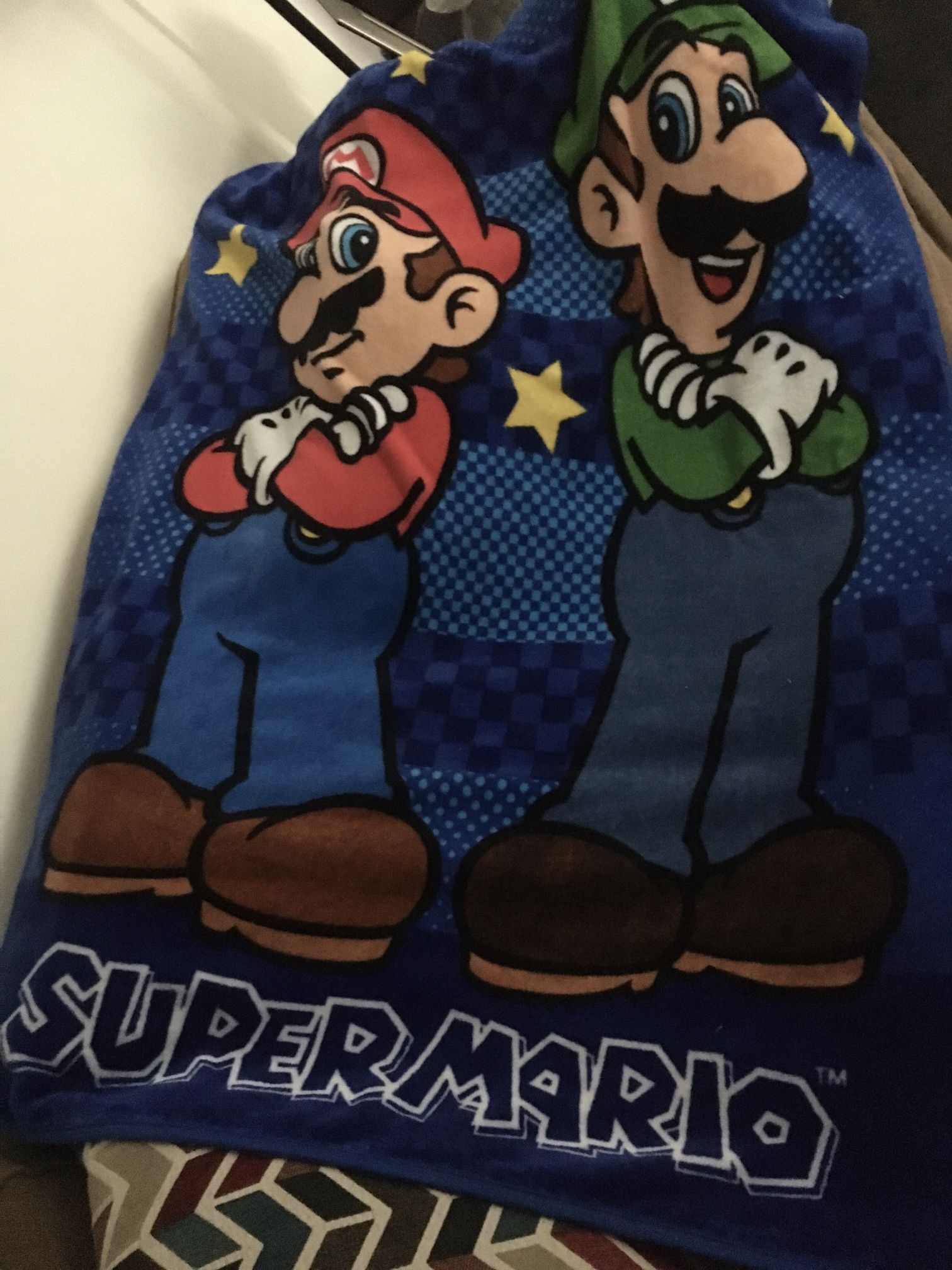 Super Mario Blanket