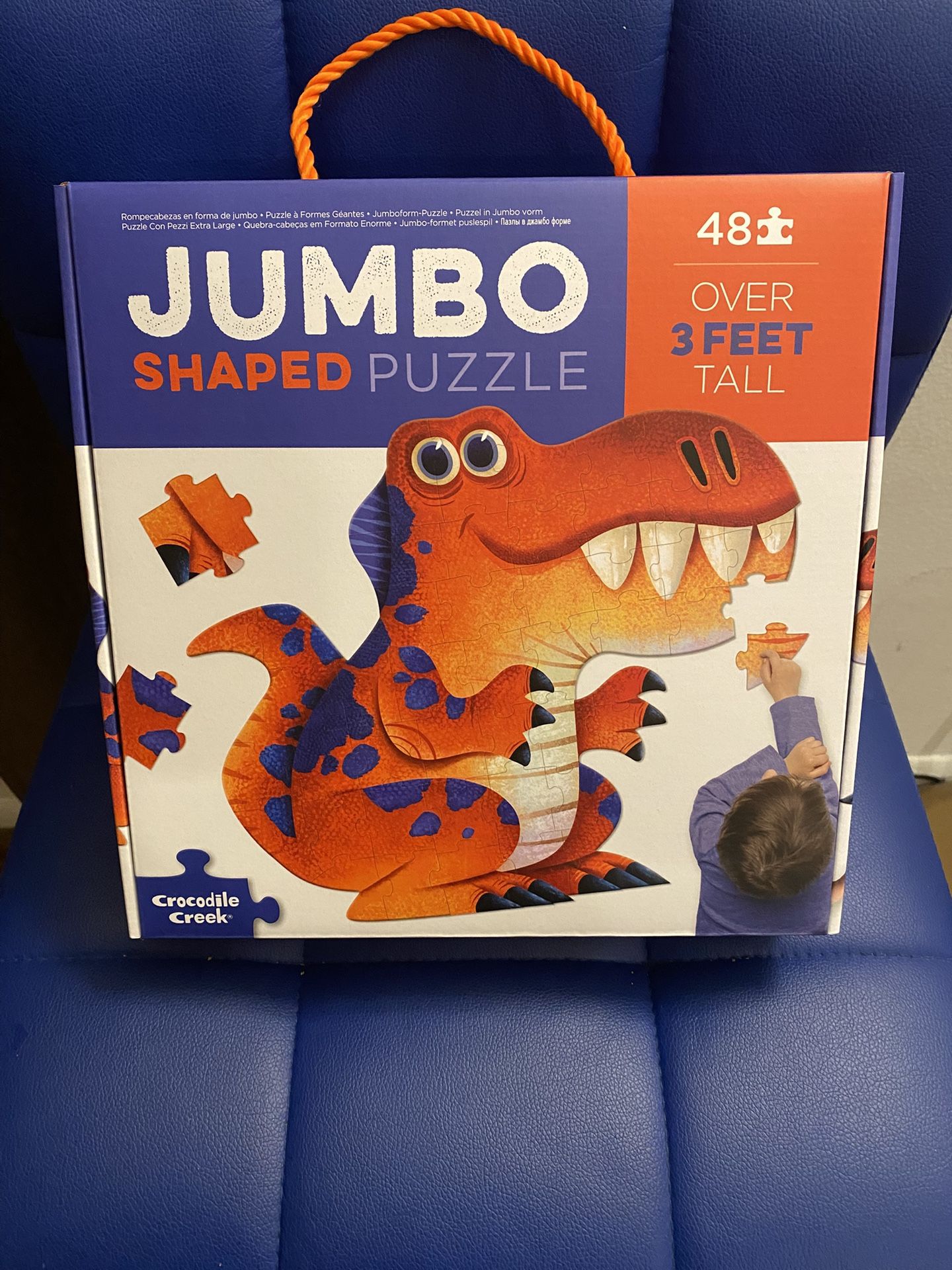 JUMBO SHAPED PUZZLE/ DINOSAUR SHAPE..