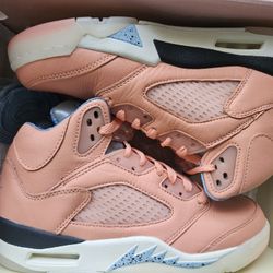 New Nike Air Jordan 5 Crimson Bliss Dj Khaled Mens Size 6/womens Size 7.5