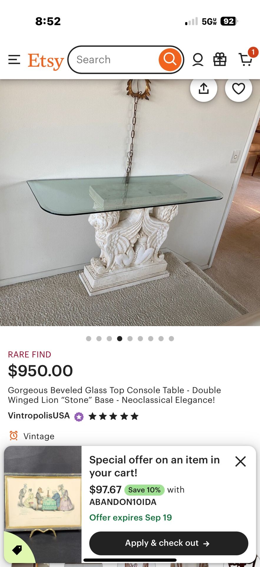 Lion Table 