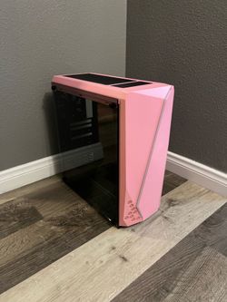 Gaming Computer Pc Case Mid Tower with Glass Side
