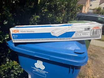 10 ft. x 100 ft. Clear 4 mil Plastic Sheeting