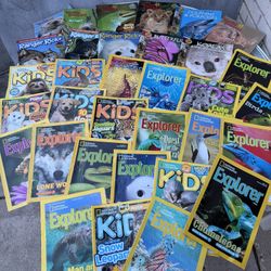 33 Ranger Rick National Geographic And Big Backyard Magazines Books For Children About Animals 