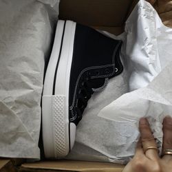 Size 9 Wide Women's Or 7 Men's Custom Converse Platform