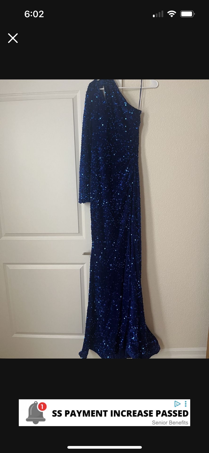 Cobalt blue Sequin Dress