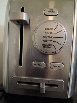 TOASTER , BAGELS,  WAFFLE,  ENGLISH MUFFINS, BAGELS,  BREAD ~ CUISINART