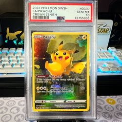 2023 Pokemon Crown Zenith Pikachu Full Art SECRET RARE #160