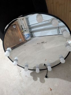 Mirror with lights