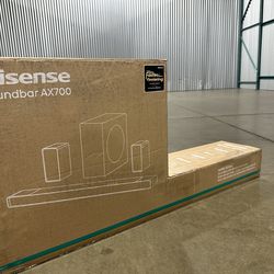 Hisense AX700 5.1.2 Ch. Soundbar Home Theater System - Dolby Atmos, Wireless Sub,  710W