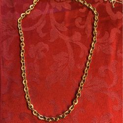 12 Inch Gold plated Necklace 