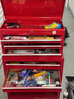 Tool Chest … rolling with everything .. Power Drill included!